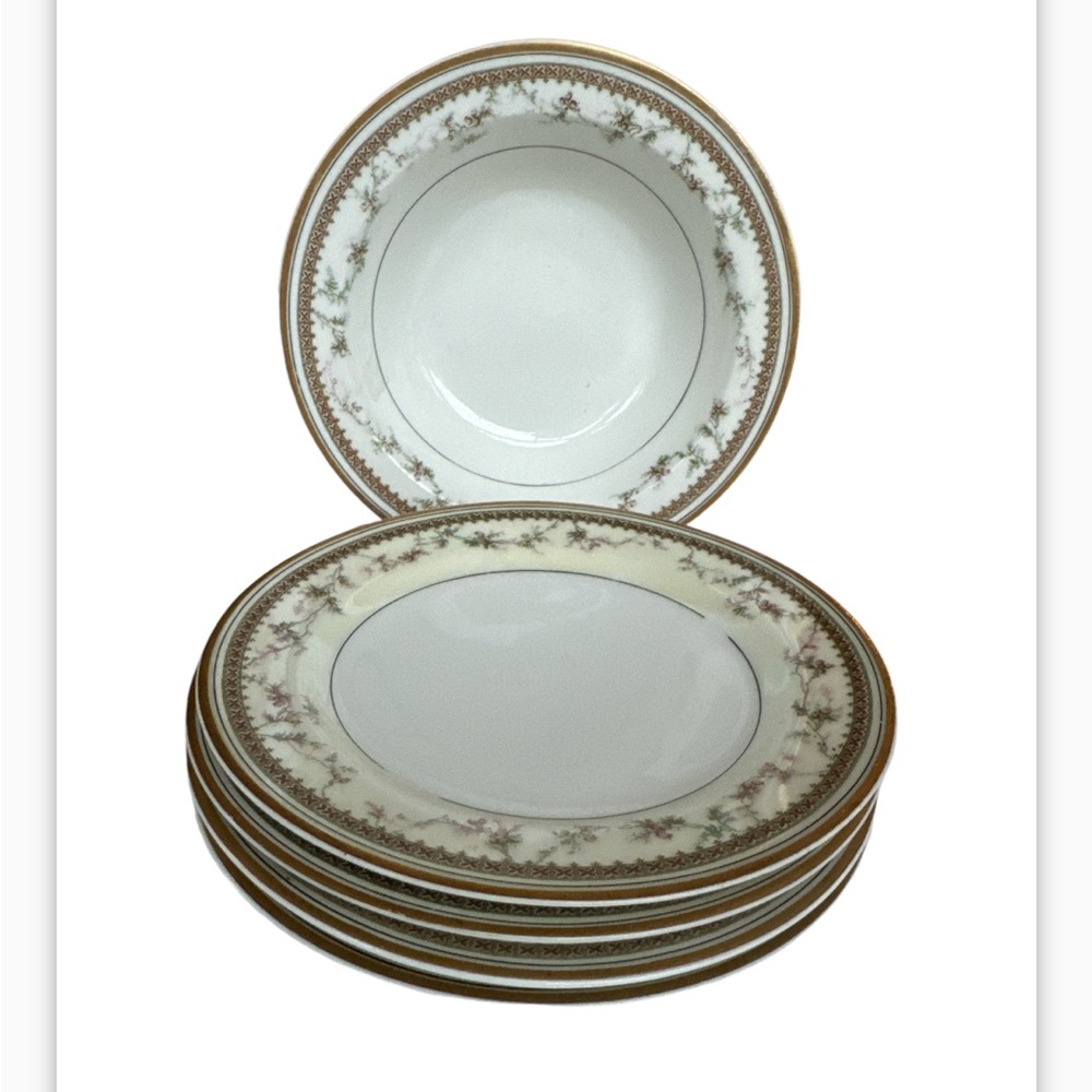 Antique “Haviland” Schleiger  Yale ~ 6” Small Desert Plate ~ Limoges, France